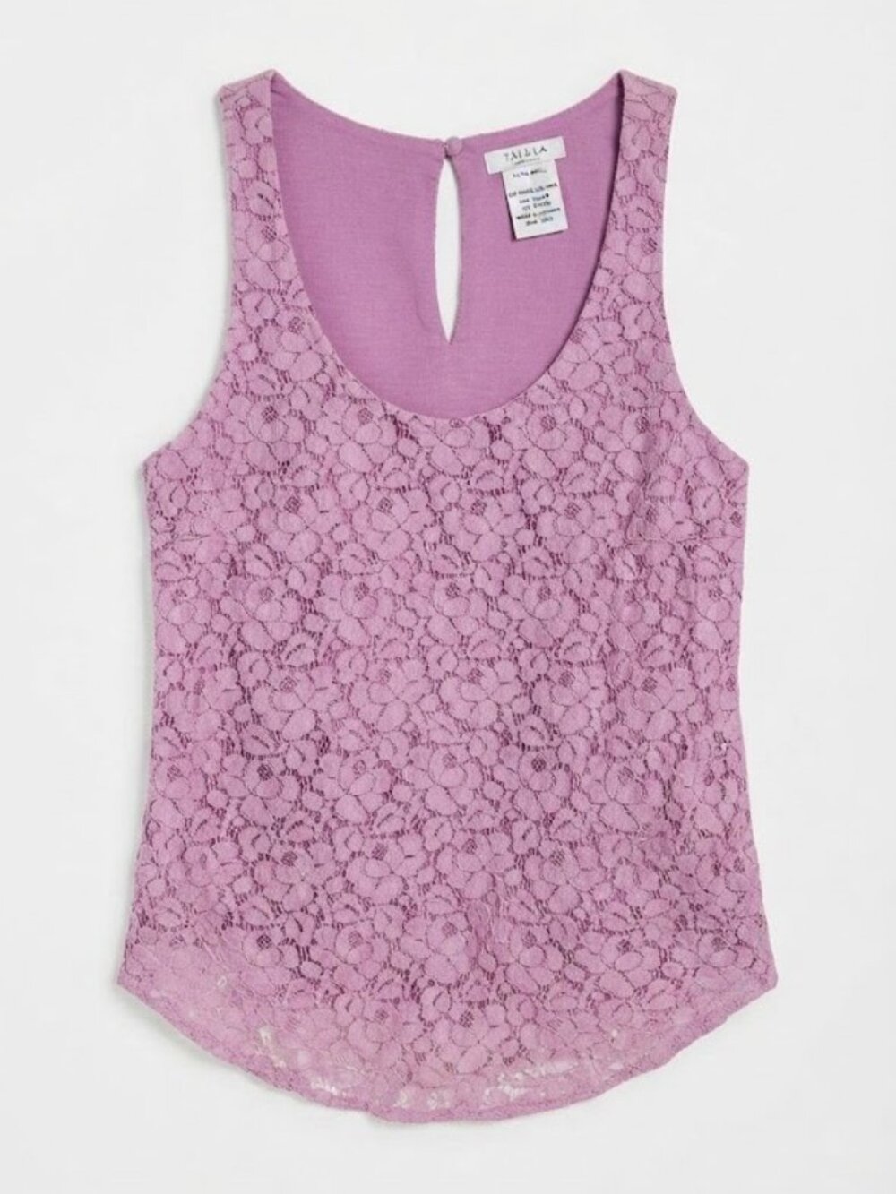 ARITZIA Talula Pink Floral Lace Tank Top